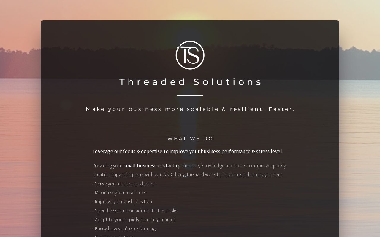 Threaded Solutions